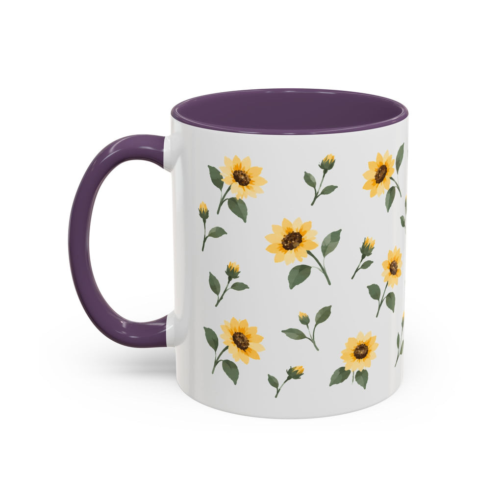Kansas Sunflower Mug, State Flower Floral Coffee Cup, 11oz Botanical Gift