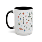 Savannah Christmas Mug | Watercolor City Souvenir, Travel Memories Cup
