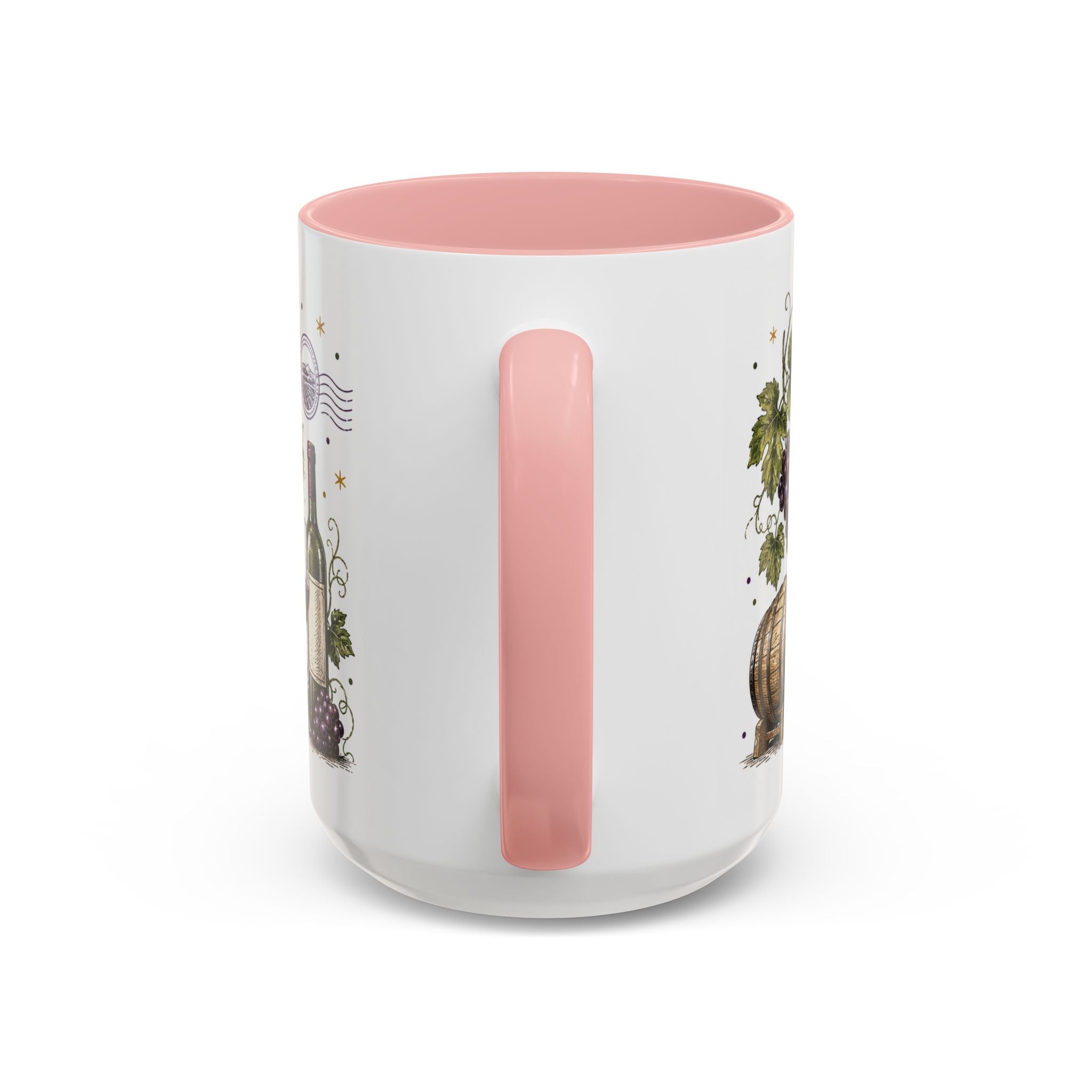 Cape Winelands Coffee Mug | Travel Destination Souvenir Gift | Accent Color Ceramic 11oz 15oz