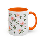 Iowa Wild Rose Mug, State Flower Floral Coffee Cup, 11oz Botanical Gift