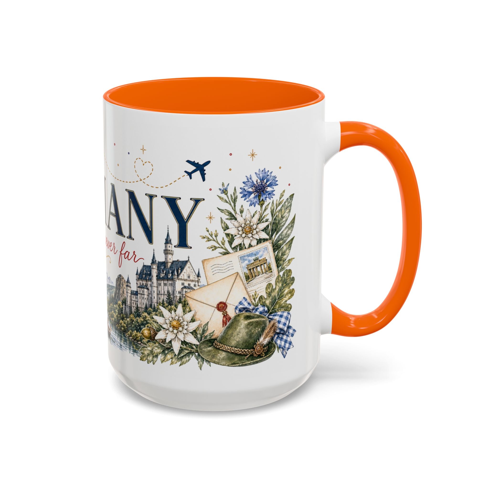Germany Home Country Mug | Moving Away Gift | Long Distance Friendship | 11 oz 15 oz Accent Mug