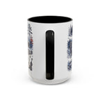Great Smoky Mountains Coffee Mug | National Park Hiking Gift | Accent Color Ceramic 11oz 15oz