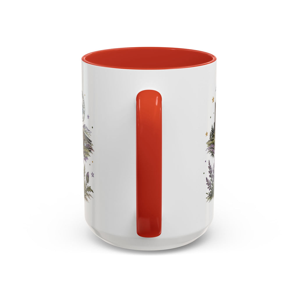 Scottish Highlands Coffee Mug | Travel Destination Souvenir Gift | Accent Color Ceramic 11oz 15oz