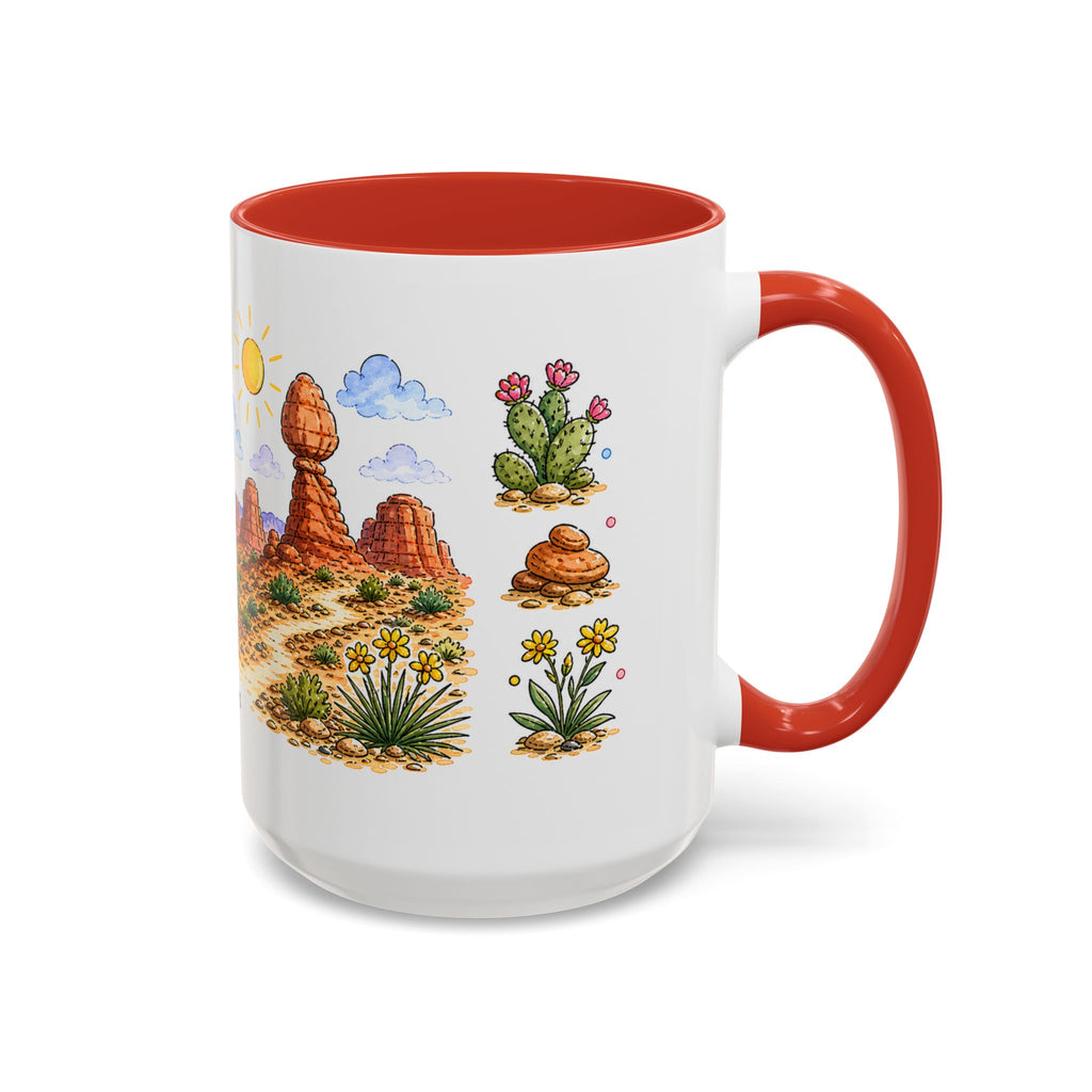 Arches National Park Mug | US Travel Souvenir Accent Coffee Mug | 11oz 15oz Ceramic Cup