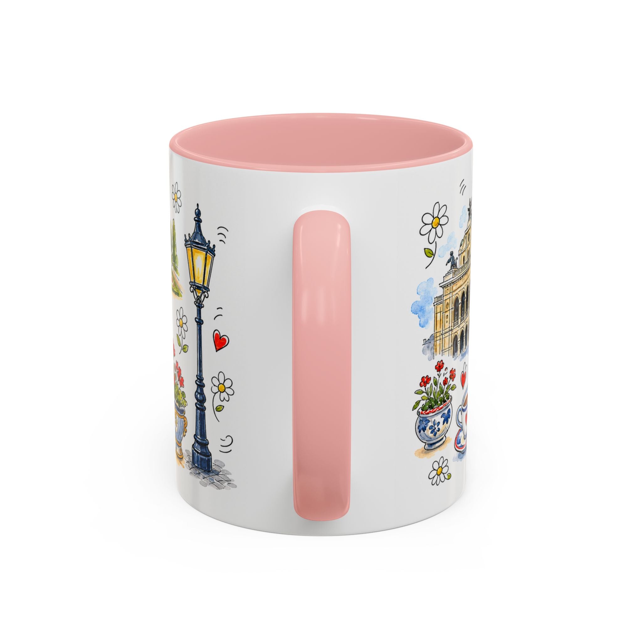 Vienna Travel Mug | European City Souvenir Accent Coffee Mug | 11oz 15oz Ceramic Cup