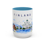 Finland Coffee Mug | Travel Souvenir Accent Mug | Place Gift Ceramic Cup 11oz 15oz