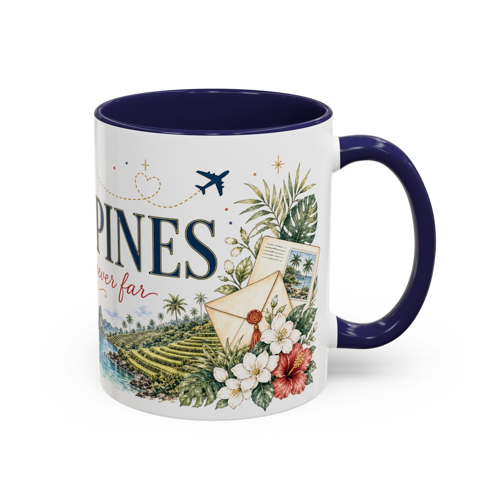 Philippines Home Country Mug | Moving Away Gift | Long Distance Friendship | 11 oz 15 oz Accent Mug