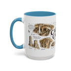 Carlsbad Caverns National Park Coffee Mug | New Mexico Cave Exploration Bat Gift | Accent Color Ceramic 11oz 15oz
