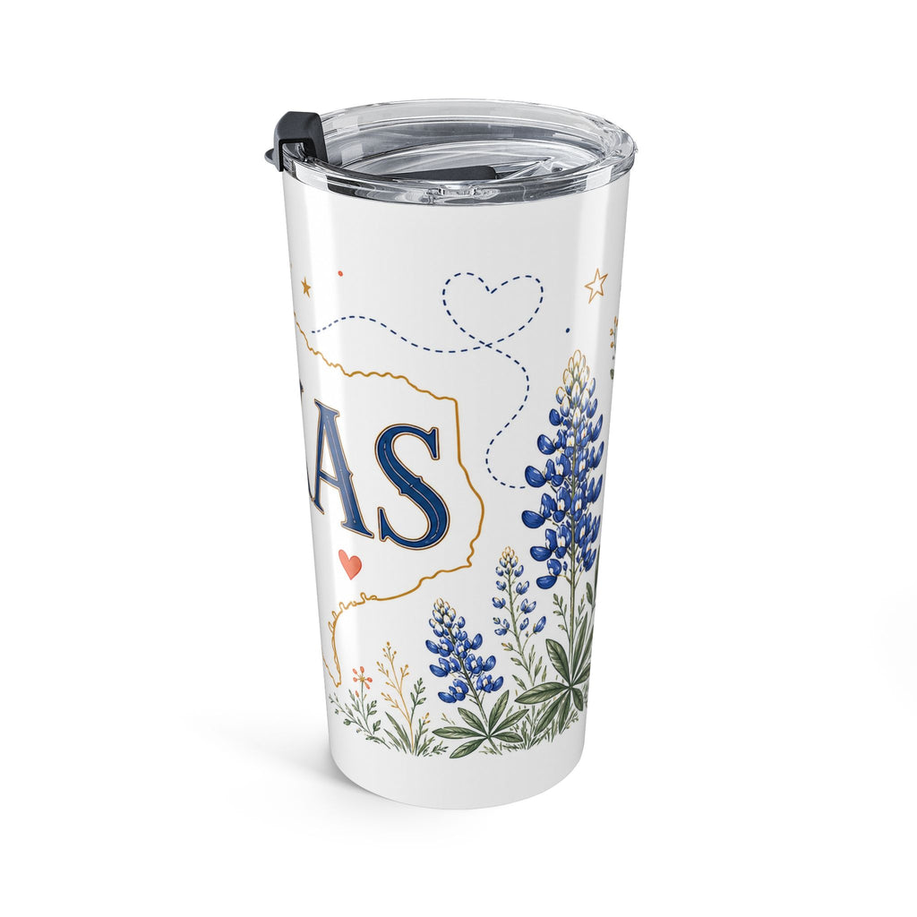 Texas State Flower 20oz Tumbler | Texas Botanical Gift | Insulated Stainless Steel Travel Cup