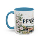 Pennsylvania Home State Mug | Moving Away Gift | Long Distance Friendship Coffee Cup | 11oz 15oz Accent Mug