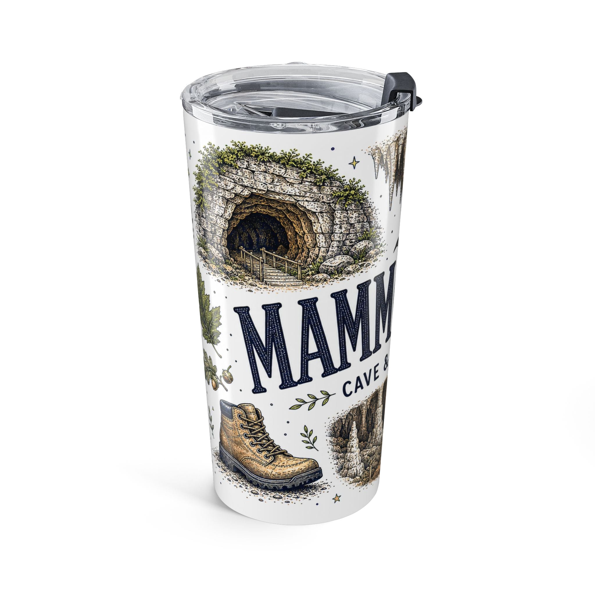 Mammoth Cave National Park 20oz Tumbler | Kentucky Cave Exploration Hiking Gift | Insulated Stainless Steel Travel Cup