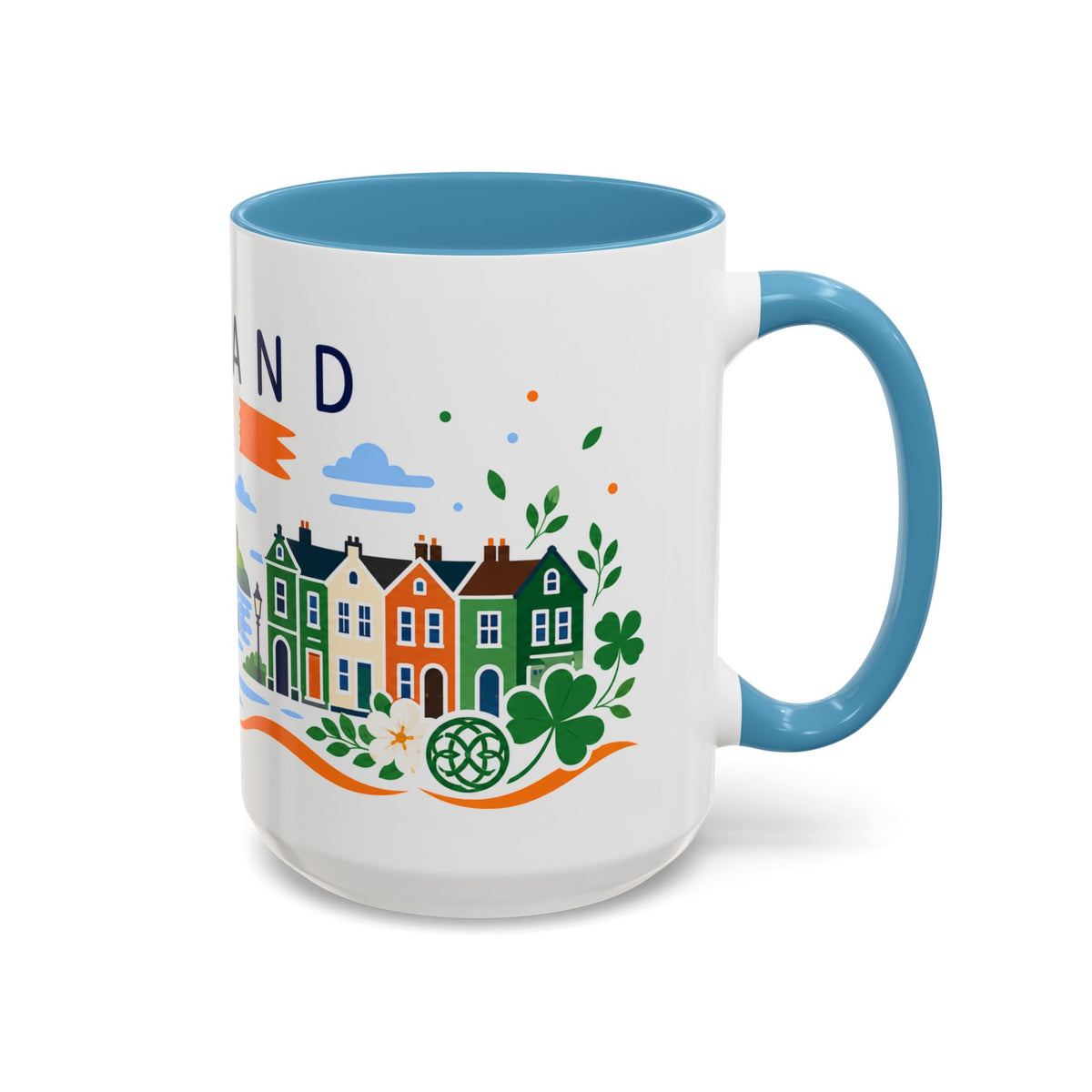 Ireland Coffee Mug | Travel Souvenir Accent Mug | Country Gift Ceramic Cup 11oz 15oz