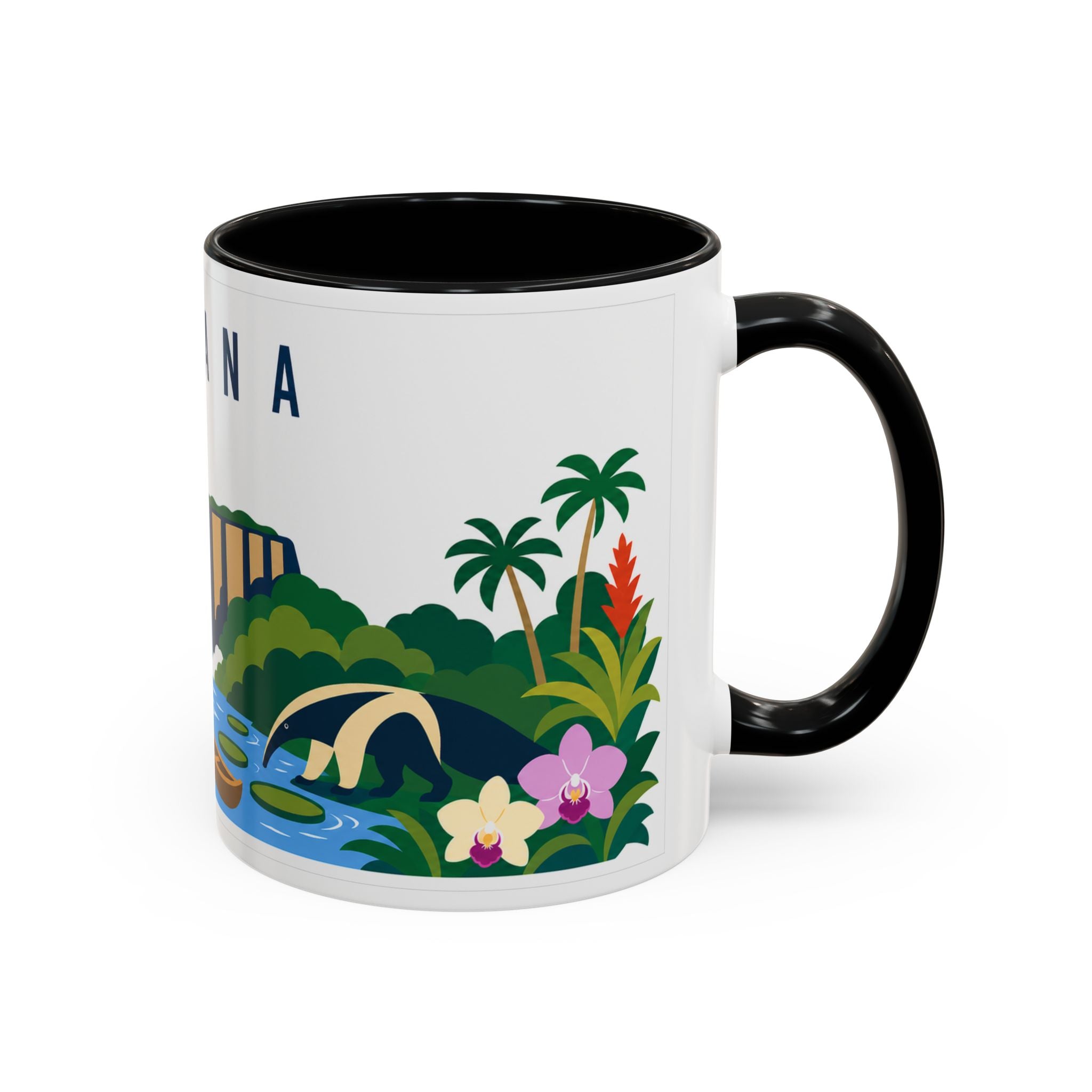 Guyana Coffee Mug | Travel Souvenir Accent Mug | Country Gift Ceramic Cup 11oz 15oz