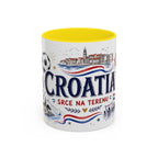 Croatia Soccer Coffee Mug | World Cup Fan Gift | Accent Color Ceramic 11oz 15oz Match Day Cup