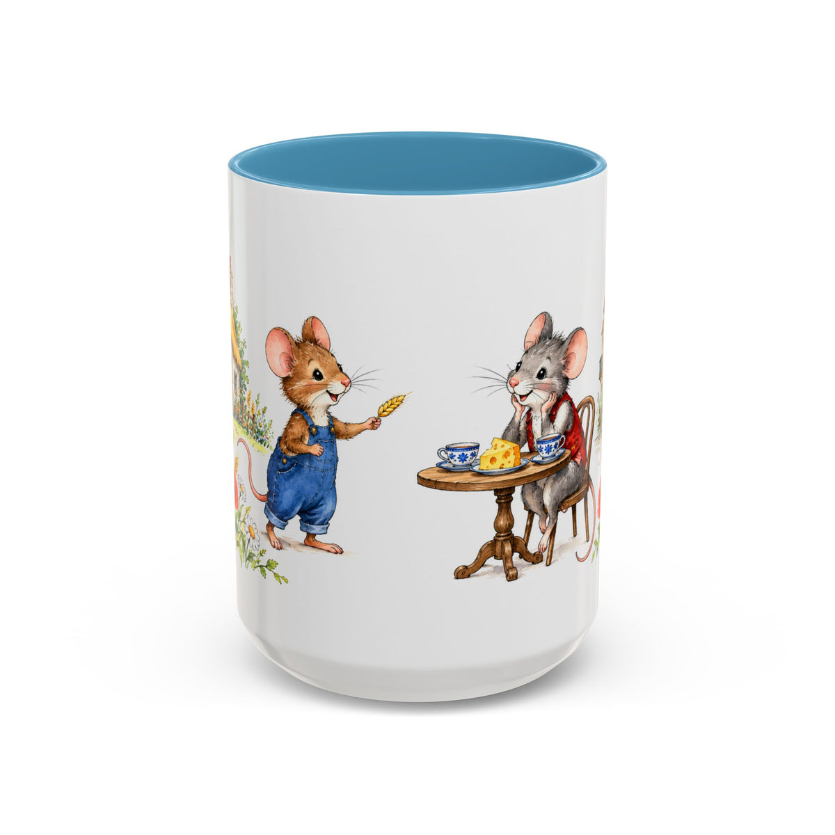 Town Mouse Country Mouse Mug | Storybook Tea Time Ceramic Mug (11oz/15oz)