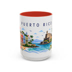Puerto Rico Coffee Mug | Travel Souvenir Accent Mug | Place Gift Ceramic Cup 11oz 15oz