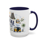 Chennai Coffee Mug | India Souvenir Travel Gift | Accent Color Ceramic 11oz 15oz