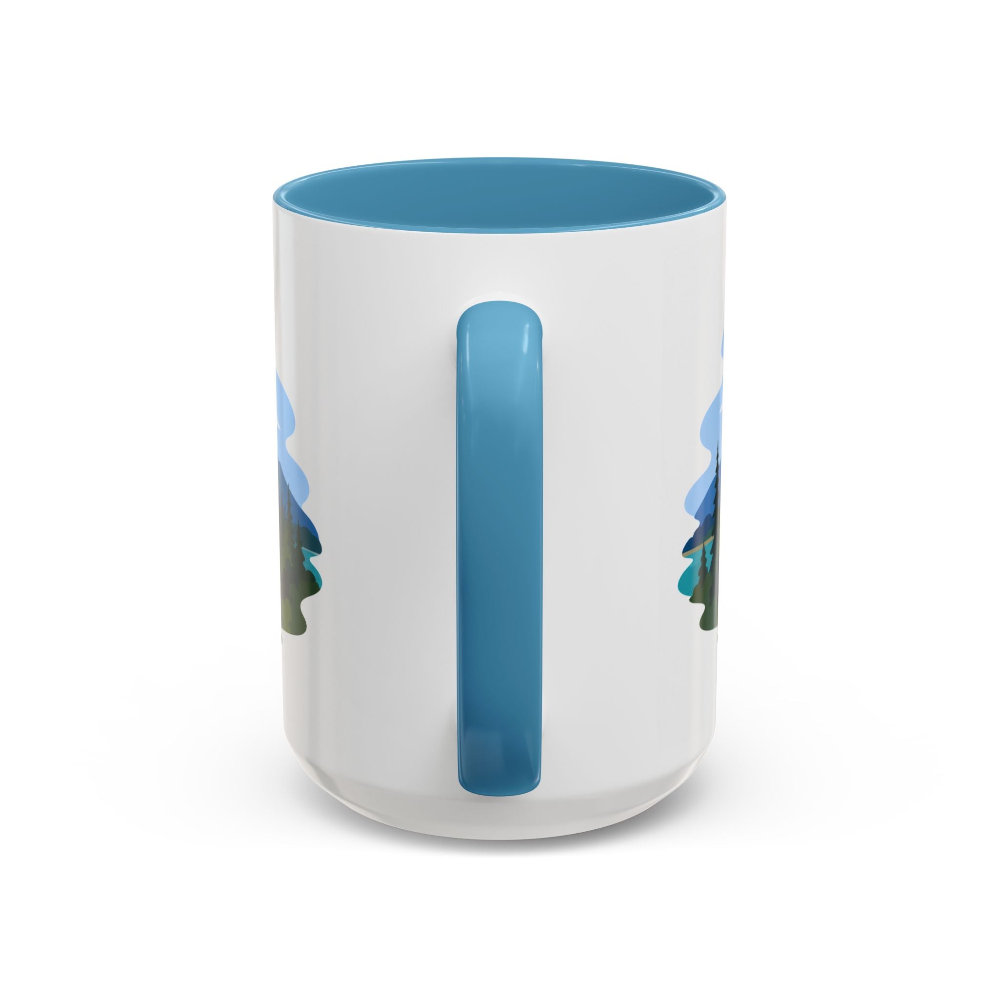 Lake Clark National Park Coffee Mug | Solid Color Block Park Souvenir | 11oz 15oz Accent Mug