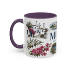 Mugla Coffee Mug | Turkey Travel Souvenir | Vintage Illustrated City Gift | 11 oz 15 oz Accent Mug