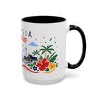 Malaysia Coffee Mug | Travel Souvenir Accent Mug | Country Gift Ceramic Cup 11oz 15oz