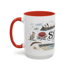 Sydney Coffee Mug | Australia Souvenir Travel Gift | Accent Color Ceramic 11oz 15oz