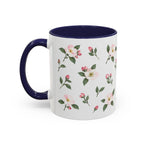 Michigan Apple Blossom Mug, State Flower Floral Coffee Cup, 11oz Botanical Gift