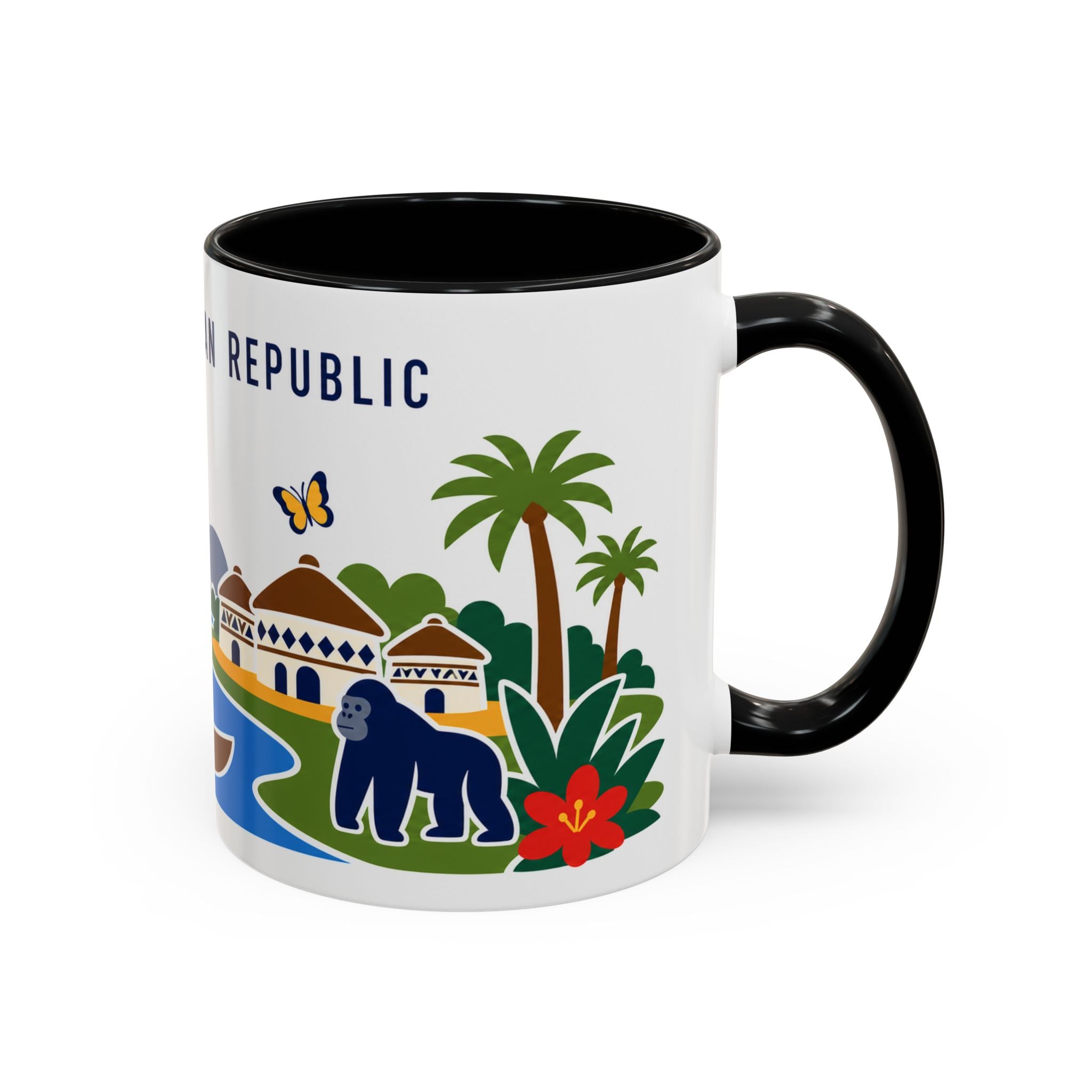 Central African Republic Coffee Mug | Travel Souvenir Accent Mug | Country Gift Ceramic Cup 11oz 15oz
