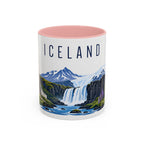 Iceland Coffee Mug | Travel Souvenir Accent Mug | Country Gift Ceramic Cup 11oz 15oz