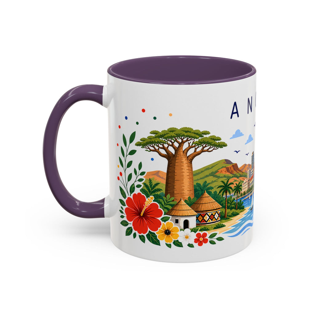 Angola Coffee Mug | Travel Souvenir Accent Mug | Place Gift Ceramic Cup 11oz 15oz