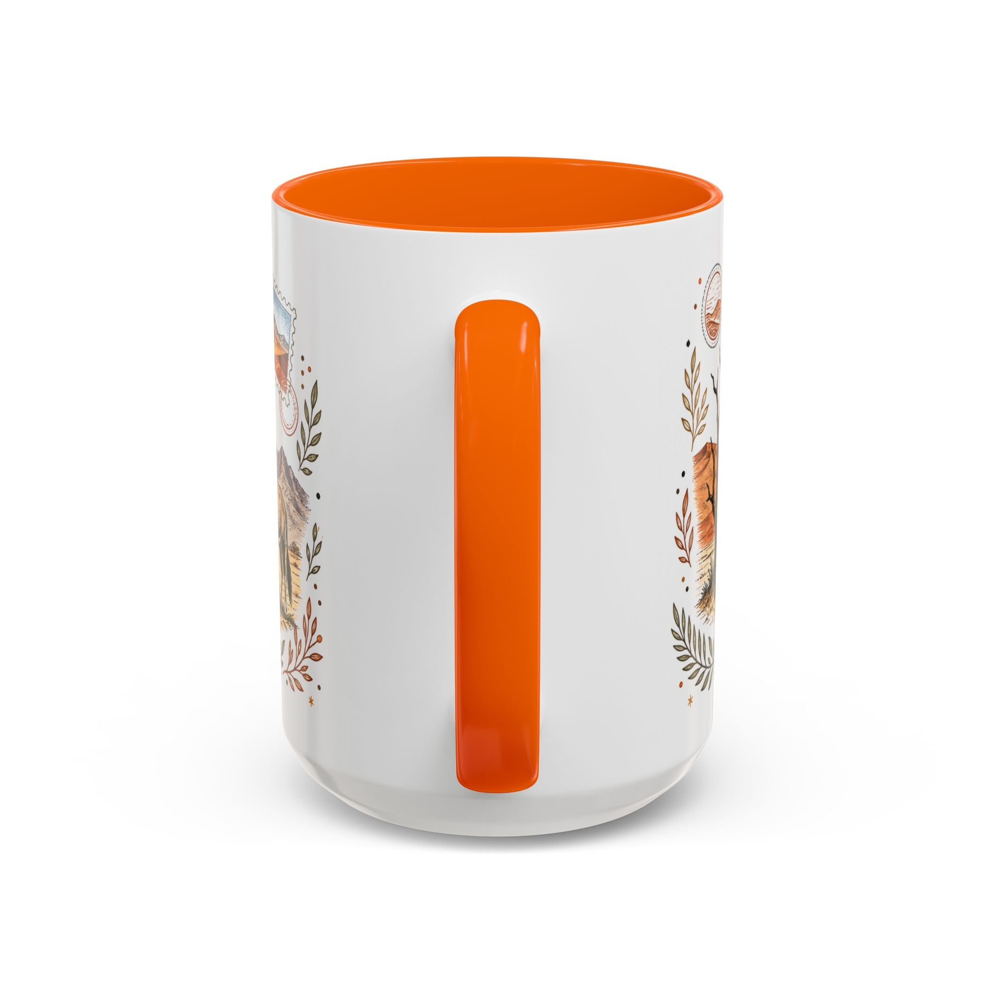 Namib Desert Coffee Mug | Travel Destination Souvenir Gift | Accent Color Ceramic 11oz 15oz