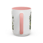 Borneo Rainforest Coffee Mug | Travel Destination Souvenir Gift | Accent Color Ceramic 11oz 15oz
