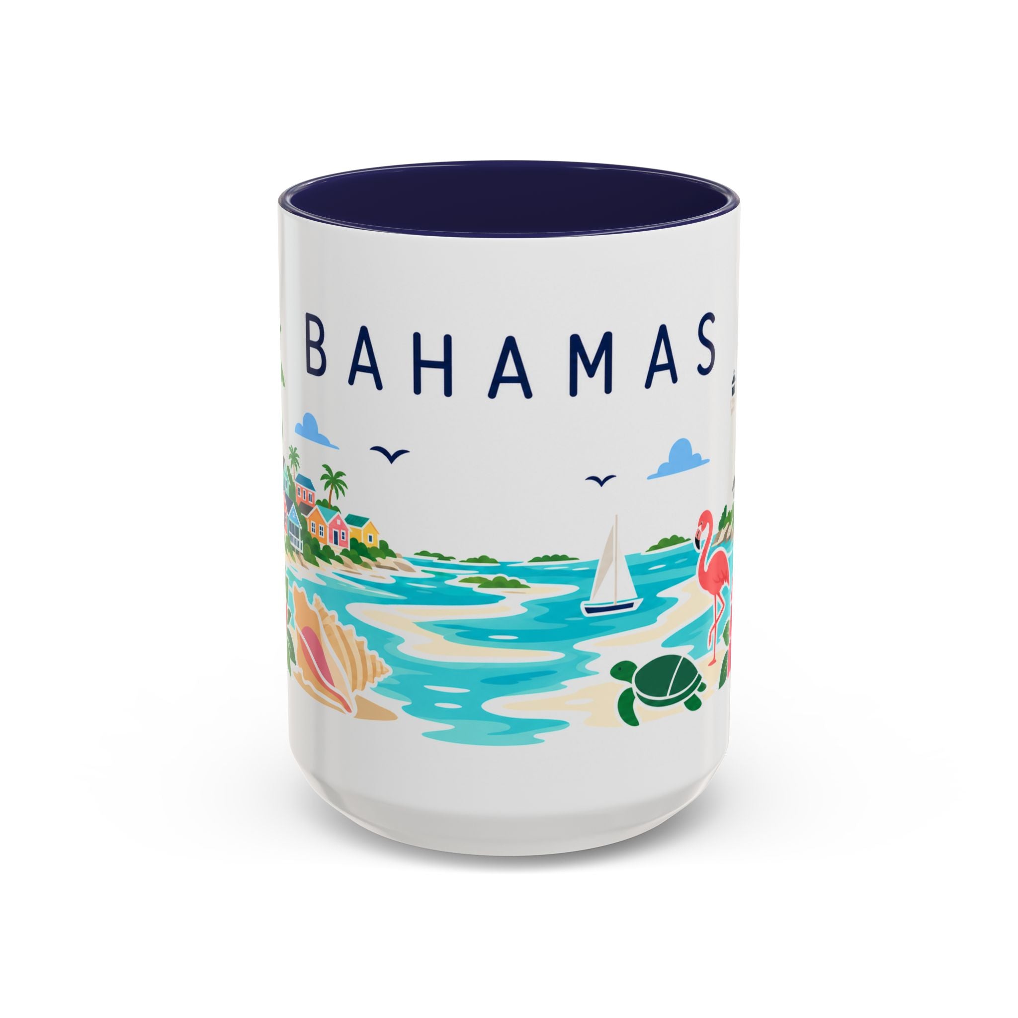 Bahamas Coffee Mug | Travel Souvenir Accent Mug | Country Gift Ceramic Cup 11oz 15oz