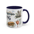 Da Nang Coffee Mug | Vietnam Travel Souvenir | Vintage Illustrated City Gift | 11 oz 15 oz Accent Mug