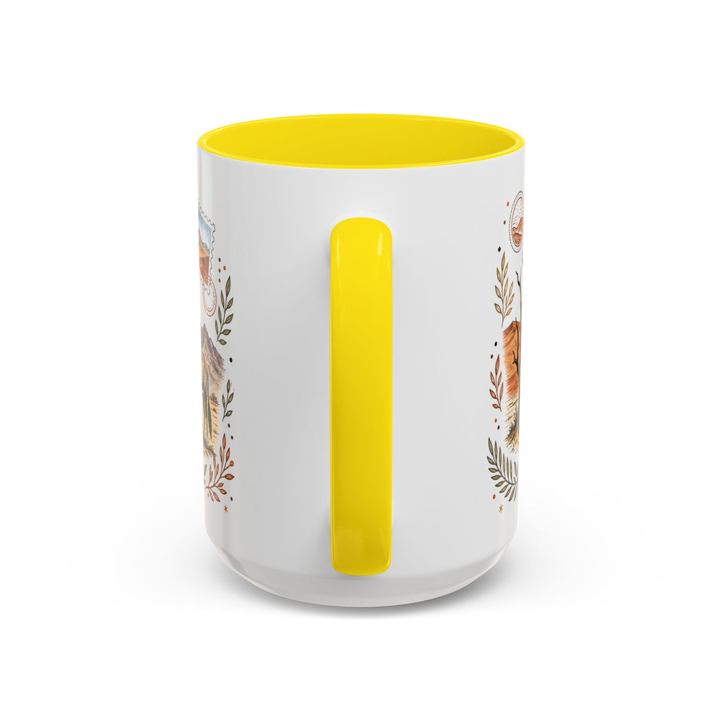 Namib Desert Coffee Mug | Travel Destination Souvenir Gift | Accent Color Ceramic 11oz 15oz