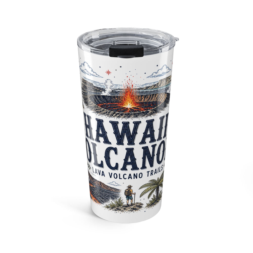 Hawaii Volcanoes National Park 20oz Tumbler | Hawaii Big Island Lava Volcano Gift | Insulated Stainless Steel Travel Cup