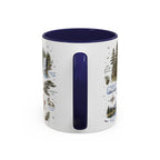 Mount Rainier Coffee Mug | National Park Hiking Washington Gift | Accent Color Ceramic 11oz 15oz