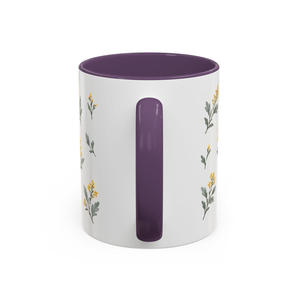 Nevada Sagebrush Mug, State Flower Floral Coffee Cup, 11oz Botanical Gift