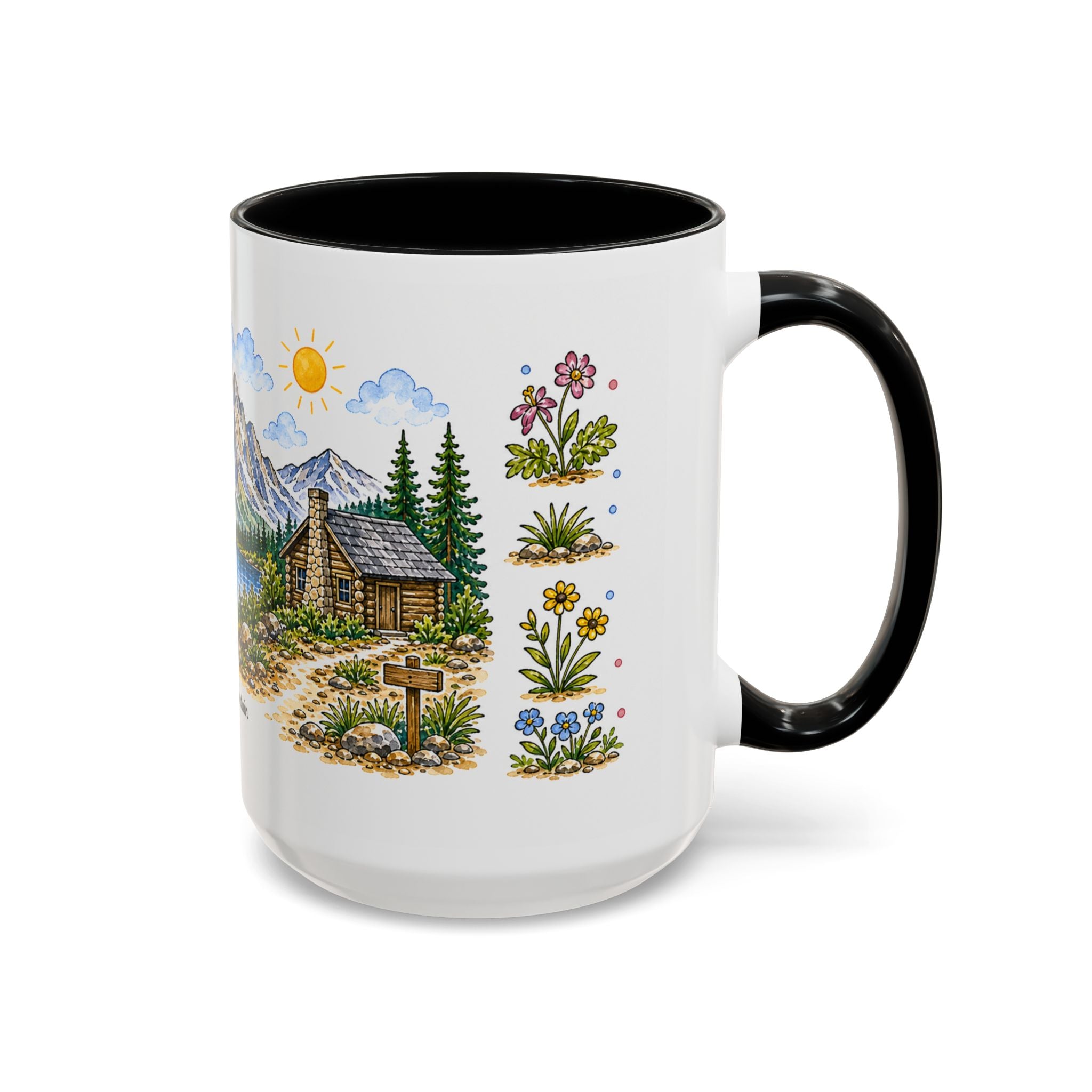 Rocky Mountain National Park Mug | US Travel Souvenir Accent Coffee Mug | 11oz 15oz Ceramic Cup