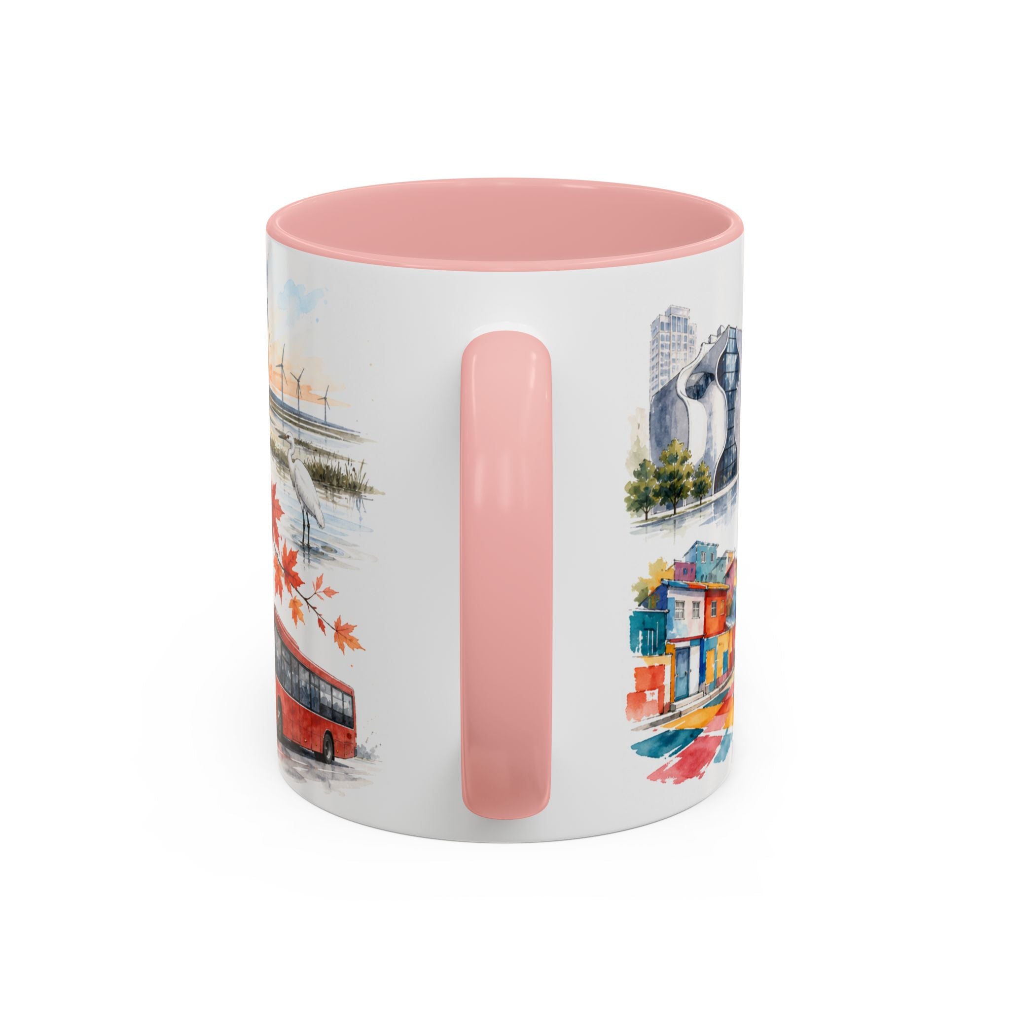 Taichung Coffee Mug | Taiwan Travel Souvenir | Vintage Illustrated City Gift | 11 oz 15 oz Accent Mug