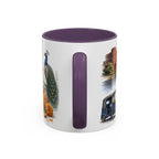 Agra Coffee Mug | India Travel Souvenir | Vintage Illustrated City Gift | 11 oz 15 oz Accent Mug