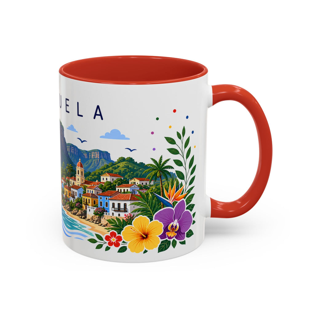 Venezuela Coffee Mug | Travel Souvenir Accent Mug | Place Gift Ceramic Cup 11oz 15oz