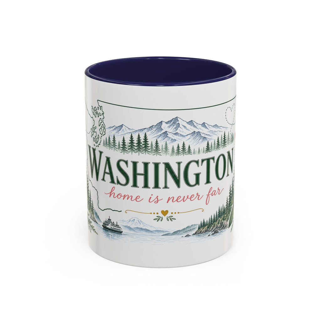 Washington State Map Mug | Moving Away, Homesick, Long Distance Friendship Gift