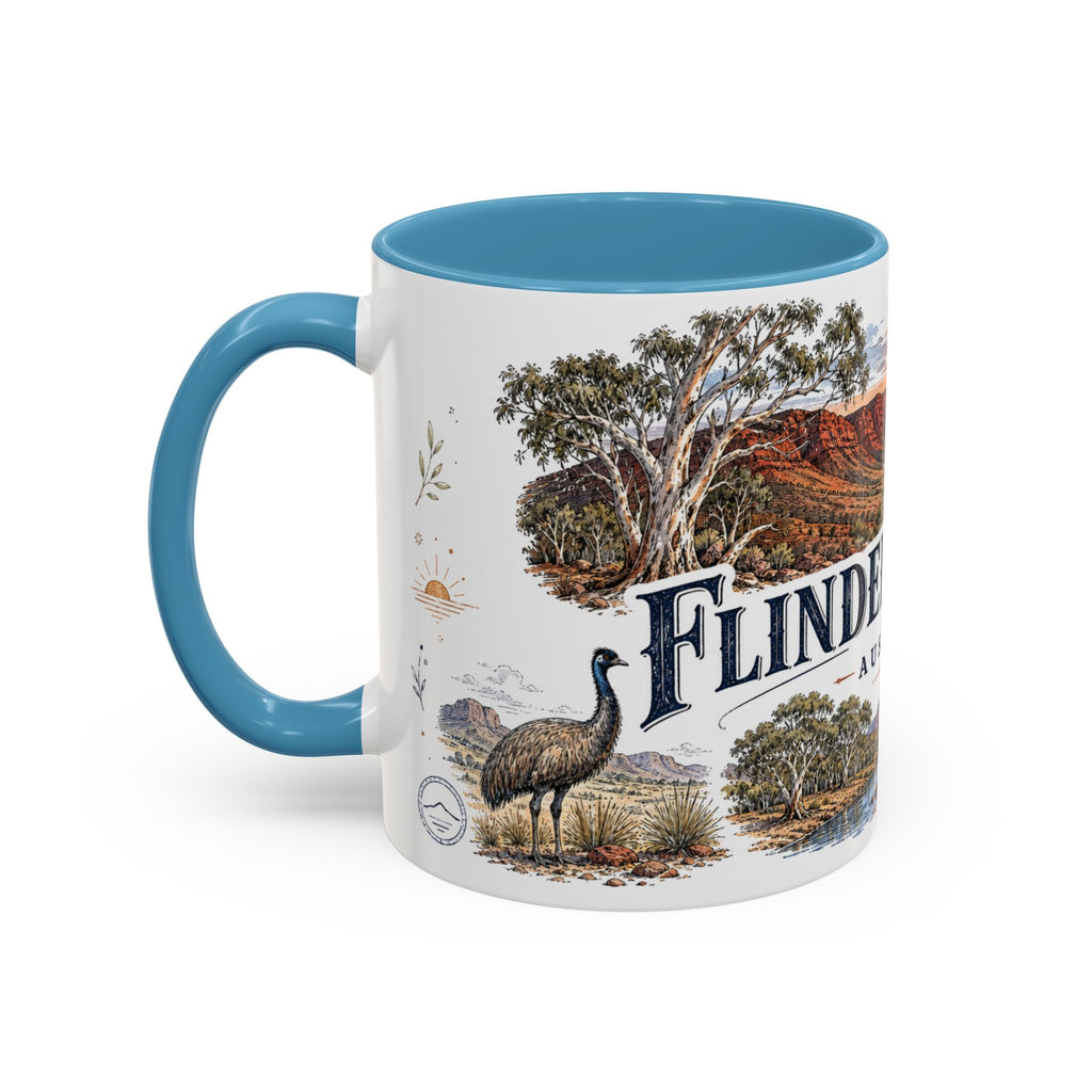 Flinders Ranges Mug, Australia Travel Souvenir, Bucket List Gift, Accent Ceramic Coffee Mug 11oz 15oz