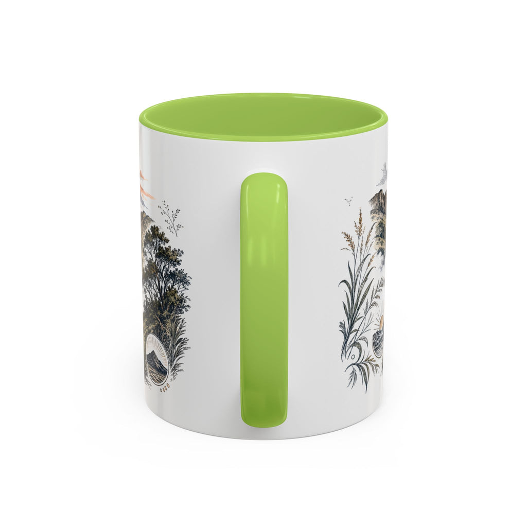 Mount Bromo Mug, Indonesia Travel Souvenir, Bucket List Gift, Accent Ceramic Coffee Mug 11oz 15oz
