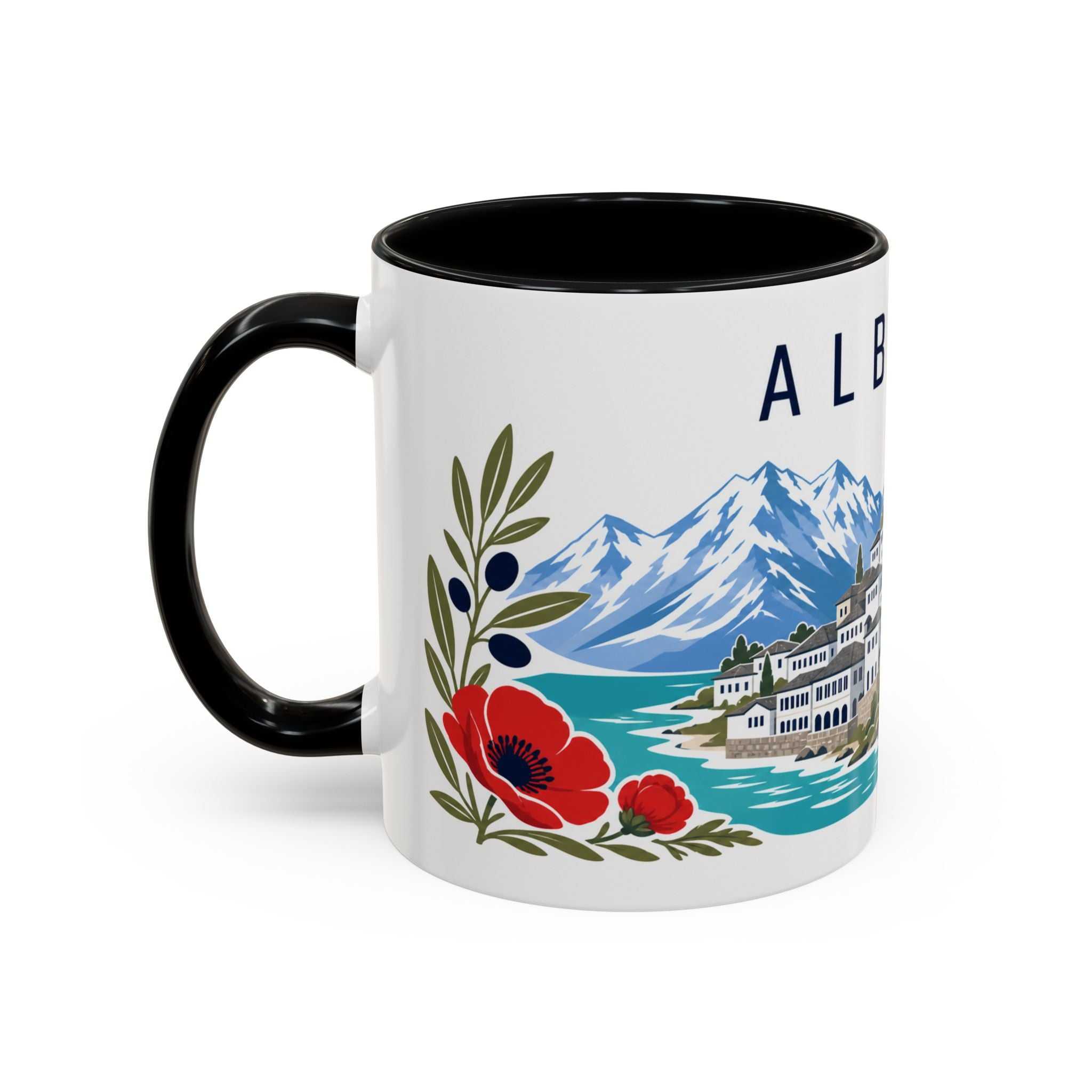 Albania Coffee Mug | Travel Souvenir Accent Mug | Country Gift Ceramic Cup 11oz 15oz
