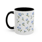 Alaska Forget-me-not Mug, State Flower Floral Coffee Cup, 11oz Botanical Gift