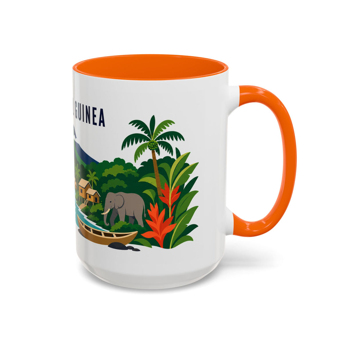 Equatorial Guinea Coffee Mug | Travel Souvenir Accent Mug | Country Gift Ceramic Cup 11oz 15oz