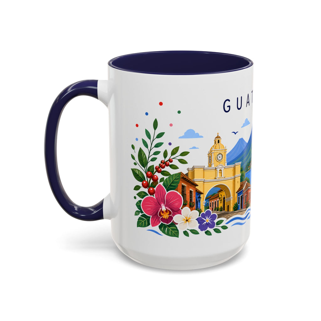 Guatemala Coffee Mug | Travel Souvenir Accent Mug | Place Gift Ceramic Cup 11oz 15oz