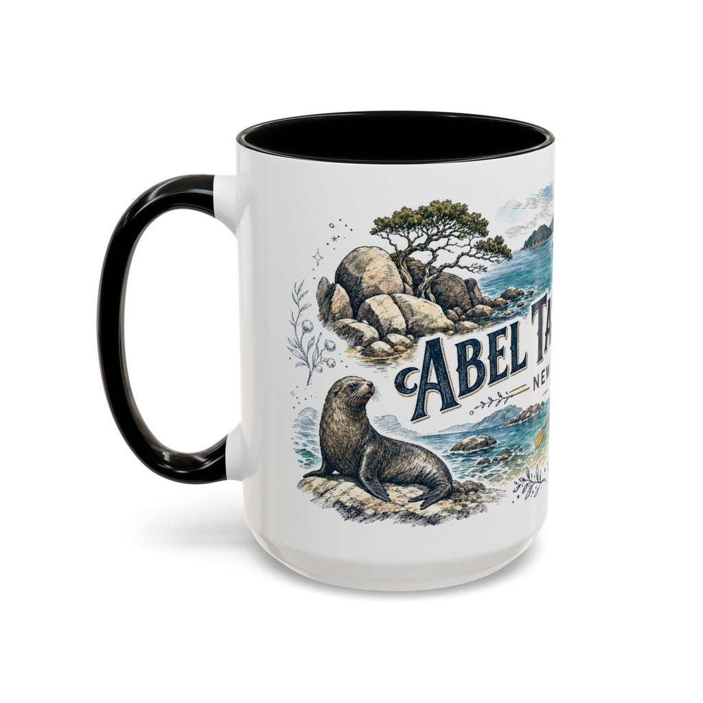 Abel Tasman Coast Mug, New Zealand Travel Souvenir, Bucket List Gift, Accent Ceramic Coffee Mug 11oz 15oz