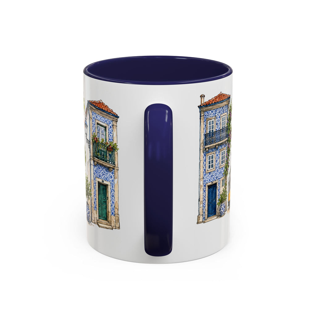 Porto Illustrated Travel Mug | City Souvenir Accent Coffee Mug | 11oz 15oz Ceramic Cup